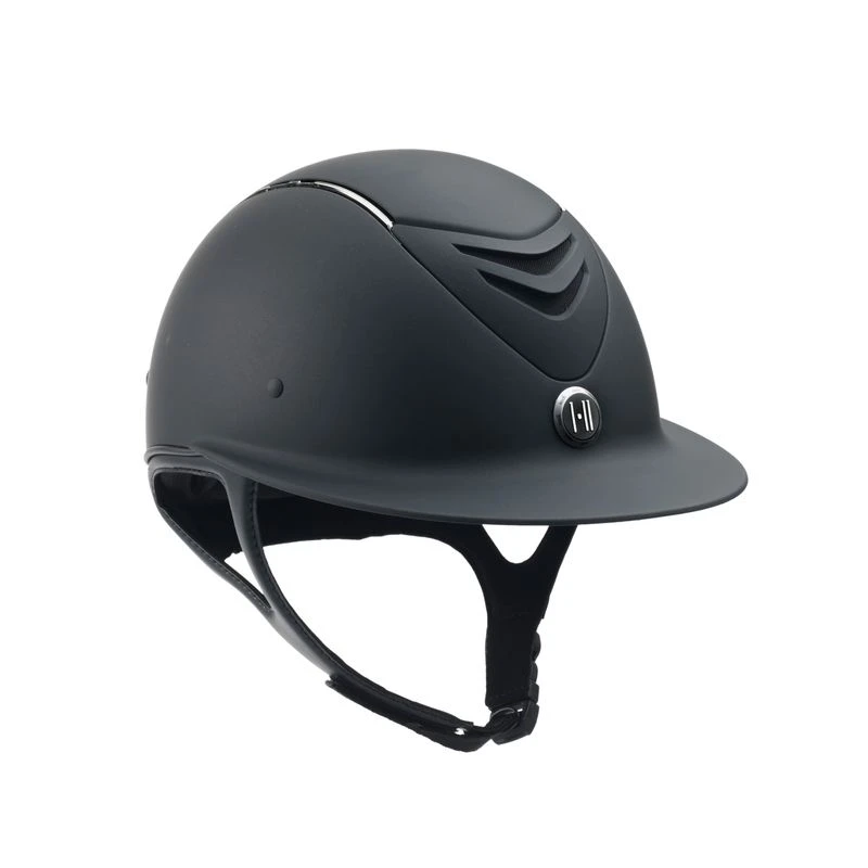 One K Avance Wide Brim Chrome Stripe Helmet - Black Matte 1 One K Avance Wide Brim Chrome Stripe Helmet - Black Matte