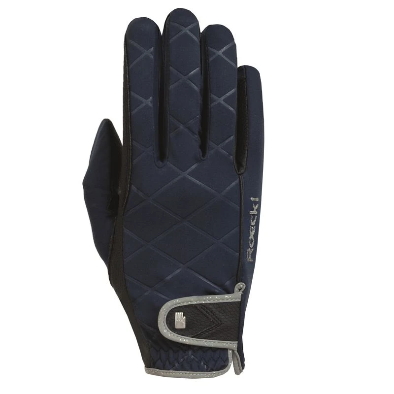Roeckl Women's Julia Winter Riding Gloves - Nightblue 1 Roeckl Women's Julia Winter Riding Gloves - Nightblue