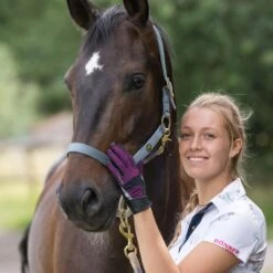 Roeckl Mendon Riding Gloves - Berry -Tack Of The Day Store 346234 800 800