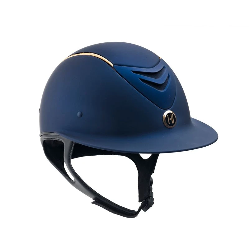 One K Avance Wide Brim Rose Gold Stripe Helmet - Navy Matte Rose Gold Stripe 1 One K Avance Wide Brim Rose Gold Stripe Helmet - Navy Matte Rose Gold Stripe