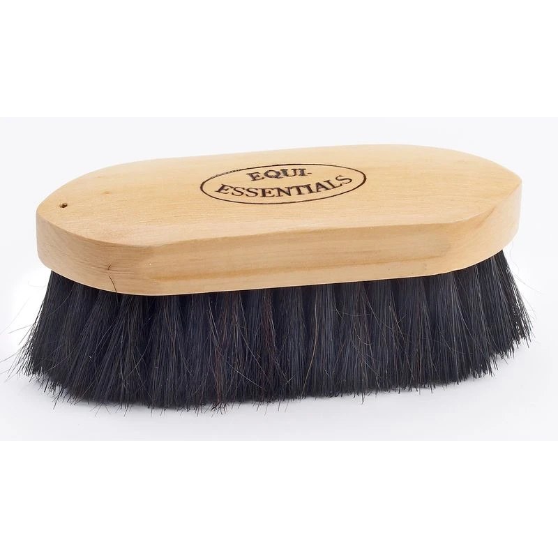 Equi-Essentials Wood Back Small Horse Hair Dandy Brush - Natural 1 Equi-Essentials Wood Back Small Horse Hair Dandy Brush - Natural