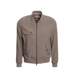 Alessandro Albanese Women's Luxury Silk Blouson Jacket - Taupe -Tack Of The Day Store 351946 800 800