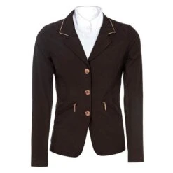 Horseware Women's Embellished Competition Jacket - Black/Rose Gold