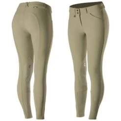Horze Women's Grand Prix Knee Patch Breeches - Tan
