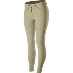 Horze Women's Grand Prix Knee Patch Breeches - Tan -Tack Of The Day Store 375177 800 800