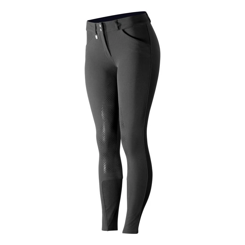 Horze Women's Grand Prix Full Seat Breeches - Black 5 Horze Women's Grand Prix Full Seat Breeches - Black - Image 5