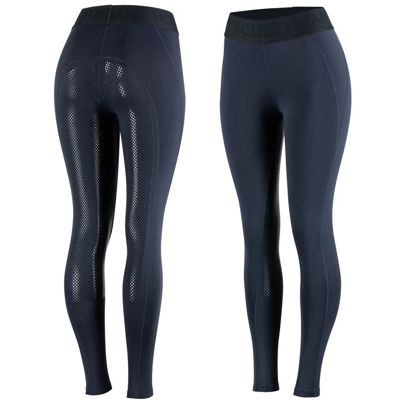 Horze Women's Madison Full Seat Tights - Dark Navy 1 Horze Women's Madison Full Seat Tights - Dark Navy