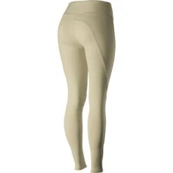 Horze Women's Juliet HyPer Flex Knee Patch Tights - Tan -Tack Of The Day Store 378602 800 800