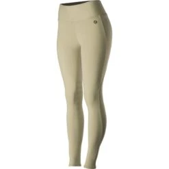 Horze Women's Juliet HyPer Flex Knee Patch Tights - Tan -Tack Of The Day Store 378603 800 800