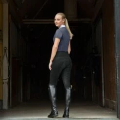 Horze Women's Daniela Full Seat Breeches - Black -Tack Of The Day Store 380096 800 800
