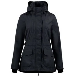 Horze Women's Jadine Waterproof Shell Jacket - Dark Navy