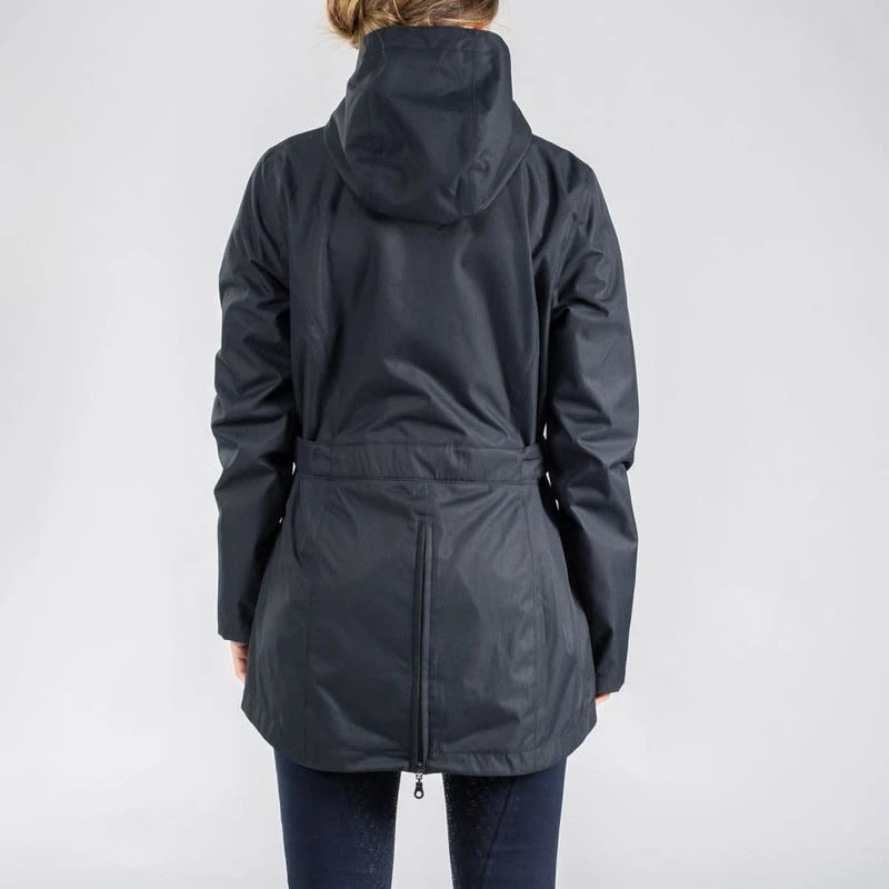 Horze Women's Jadine Waterproof Shell Jacket - Dark Navy 4 Horze Women's Jadine Waterproof Shell Jacket - Dark Navy - Image 4
