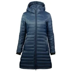 Horze Women's Charlotte Long Riding Jacket - Dark Navy -Tack Of The Day Store 381781 800 800