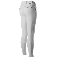 Horze Men's Grand Prix Knee Patch Breeches - White