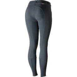 Horze Women's Grand Prix Knee Patch Breeches - Peacoat Dark Blue -Tack Of The Day Store 385195 800 800