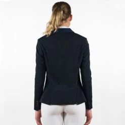Horze Women's Yvonne Show Jacket - Dark Navy 5 Horze Women's Yvonne Show Jacket - Dark Navy -Tack Of The Day Store 386796 800 800
