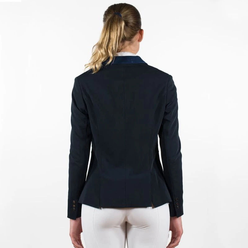 Horze Women's Yvonne Show Jacket - Dark Navy 3 Horze Women's Yvonne Show Jacket - Dark Navy - Image 3
