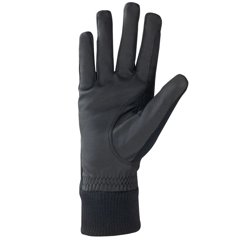 Horze Winter Cuff Gloves - Black 2 Horze Winter Cuff Gloves - Black - Image 2
