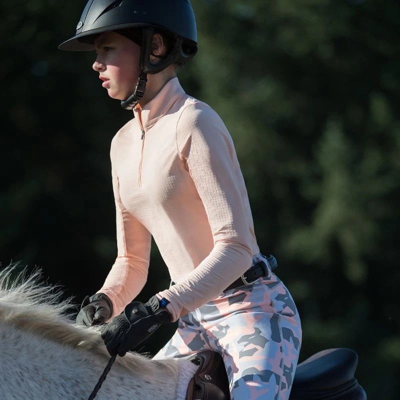 Irideon Kids' CoolDown IceFil Long Sleeve Jersey - Radiant Peach 2 Irideon Kids' CoolDown IceFil Long Sleeve Jersey - Radiant Peach - Image 2