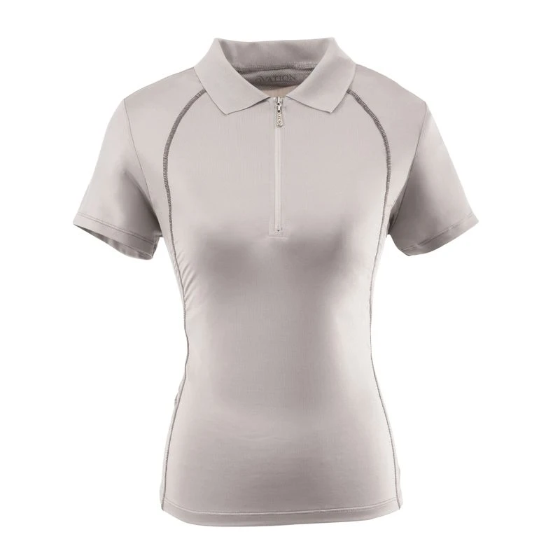 Ovation Women's Thesie Short Sleeve Tech Shirt - Grey 1 Ovation Women's Thesie Short Sleeve Tech Shirt - Grey
