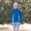 Irideon Kids' Himalayer Half Zip - Mineral Blue/Stellar Blue