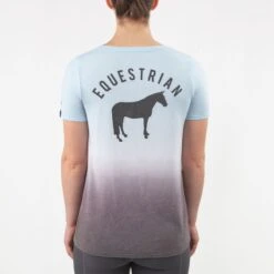 Irideon Kids' Dip Dye Equestrian Swing Tee - Energy Blue 7 Irideon Kids' Dip Dye Equestrian Swing Tee - Energy Blue -Tack Of The Day Store 396381 800 800