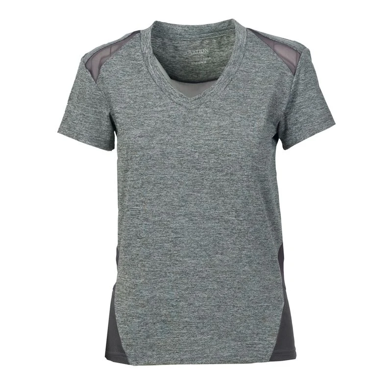 Ovation Women's Encke Sports Top - Grey 1 Ovation Women's Encke Sports Top - Grey