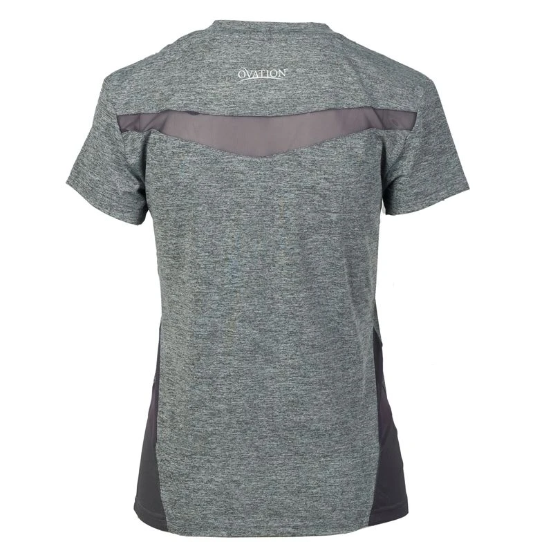 Ovation Women's Encke Sports Top - Grey 2 Ovation Women's Encke Sports Top - Grey - Image 2