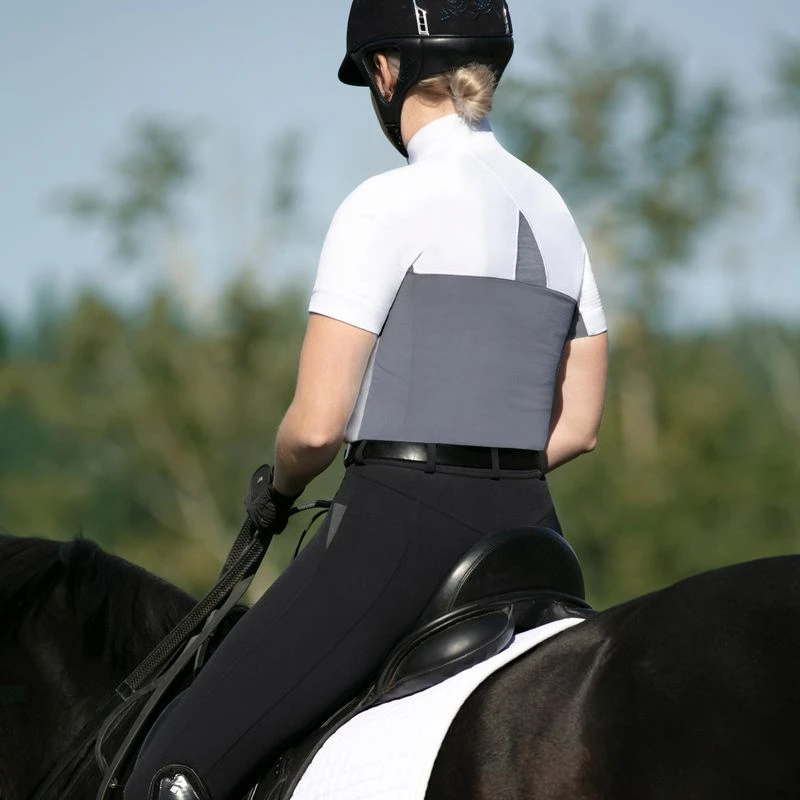 Irideon Women's Ciara Short Sleeve IceFil Show Shirt - White/Dove Grey 2 Irideon Women's Ciara Short Sleeve IceFil Show Shirt - White/Dove Grey - Image 2