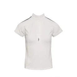 Alessandro Albanese Women's Evora Short Sleeve Competition Shirt - White