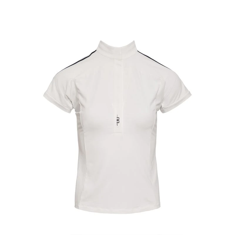 Alessandro Albanese Women's Evora Short Sleeve Competition Shirt - White 1 Alessandro Albanese Women's Evora Short Sleeve Competition Shirt - White