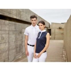 Alessandro Albanese Women's Monza Sleeveless Competition Top - Ombre Blue -Tack Of The Day Store 399105 800 800