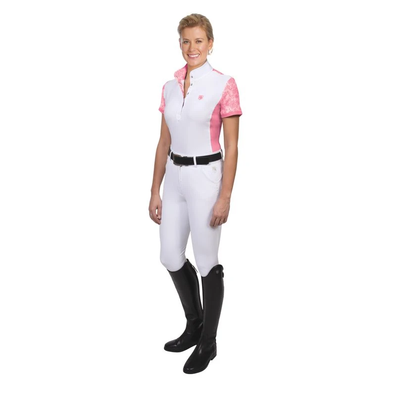 Romfh Women's Lace Signature Short Sleeve Show Shirt - White/Camilla 2 Romfh Women's Lace Signature Short Sleeve Show Shirt - White/Camilla - Image 2