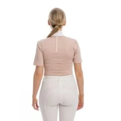 Horseware Women's Lisa Technical Short Sleeve Competition Top - Blush -Tack Of The Day Store 399203 800 800