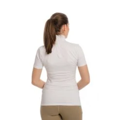 Horseware Women's Lisa Technical Short Sleeve Competition Top - White 5 Horseware Women's Lisa Technical Short Sleeve Competition Top - White -Tack Of The Day Store 399254 800 800