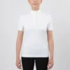 Irideon Women's Ciara Short Sleeve IceFil Show Shirt - White/White