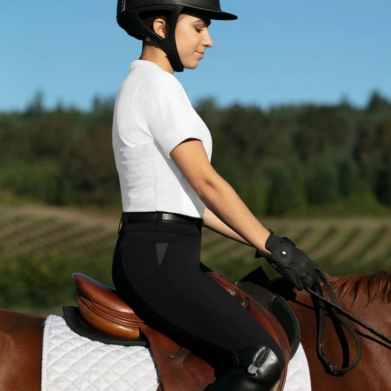 Irideon Women's Ciara Short Sleeve IceFil Show Shirt - White/White 2 Irideon Women's Ciara Short Sleeve IceFil Show Shirt - White/White - Image 2