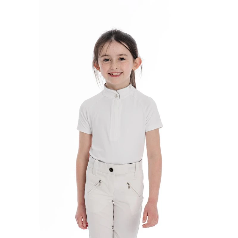 Horseware Kids' Sara Short Sleeve Competition Shirt - White 1 Horseware Kids' Sara Short Sleeve Competition Shirt - White