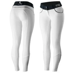 Horze Women's Nordic Performance Full Seat Breeches - White
