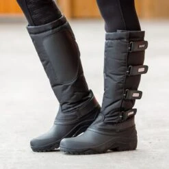 Horze Polar Thermo Boots - Black -Tack Of The Day Store 416139 800 800