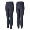 Horze Kids' Gillian Silicone Full Seat Tights - Dark Navy