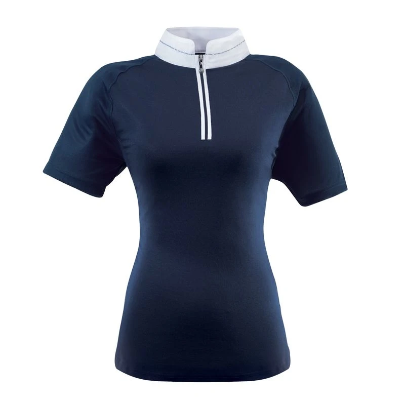 Ovation Women's Elegance Sparkle Show Shirt - Navy 1 Ovation Women's Elegance Sparkle Show Shirt - Navy