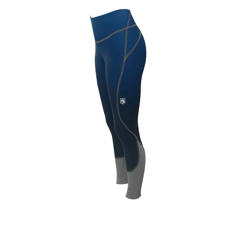 Romfh Women's Ultralite Full Grip Tights - Navy/Charcoal 1 Romfh Women's Ultralite Full Grip Tights - Navy/Charcoal