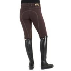 Ovation Women's SoftFlex Classic Knee Patch - Brown -Tack Of The Day Store 435254 800 800