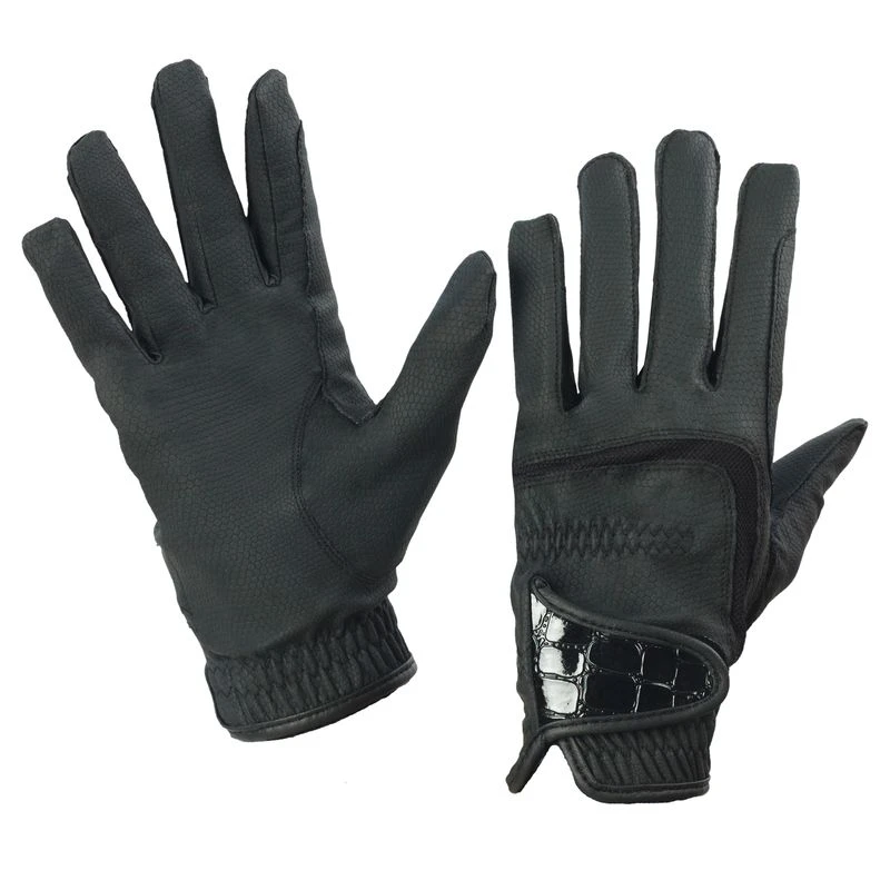 Ovation Alexus TekFlex Gloves - Black Croc 1 Ovation Alexus TekFlex Gloves - Black Croc