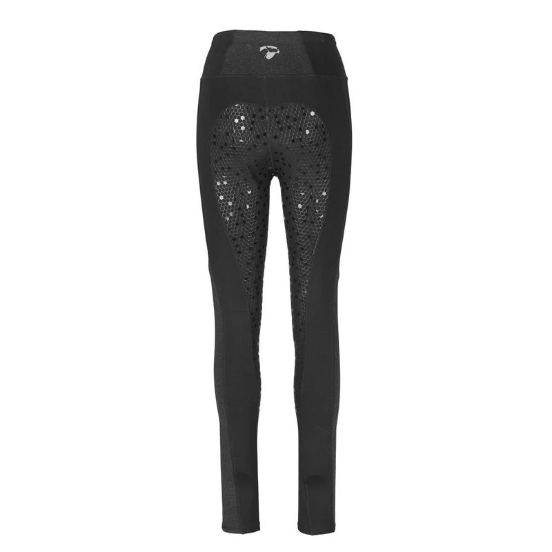 Catago Women's Lova Full Seat Riding Tights - Black 2 Catago Women's Lova Full Seat Riding Tights - Black - Image 2