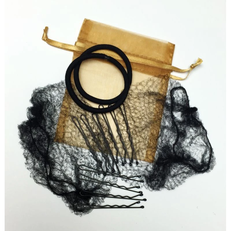 RWR Ultra Sheer Bun Net Kit - Brown 3 RWR Ultra Sheer Bun Net Kit - Brown - Image 3