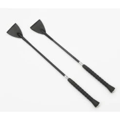 County Leather Wrap Soft Grip 16" Bat - Black