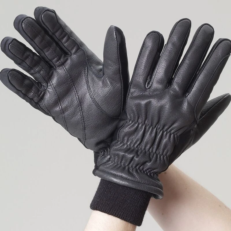 Ovation Leather Winter Cuff Glove - Black 1 Ovation Leather Winter Cuff Glove - Black