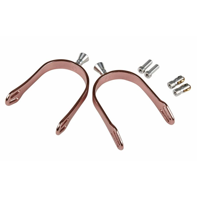 Korsteel Aluminium Interchangeable Spurs - Rose Gold 1 Korsteel Aluminium Interchangeable Spurs - Rose Gold